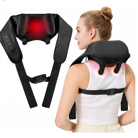 Other - 4D Wireless Neck and Shoulder Massager - Black